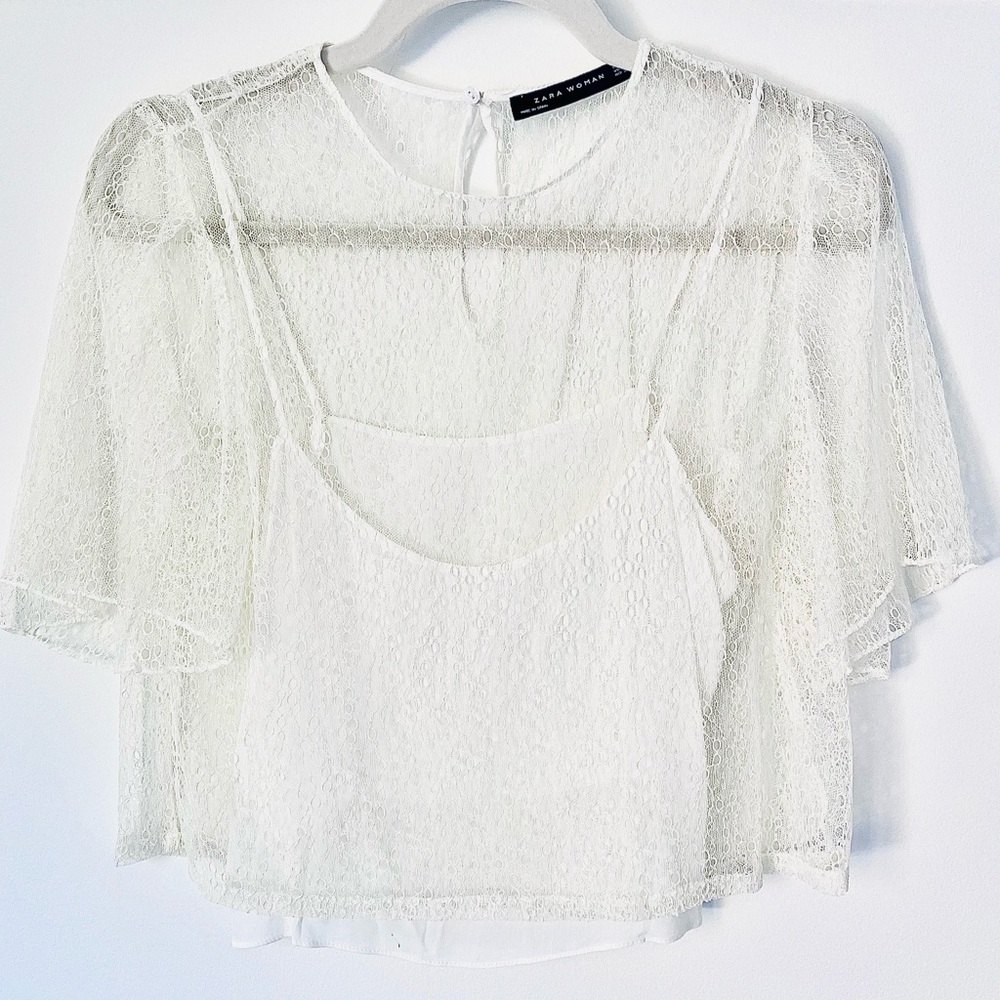 Zara Lace Top.